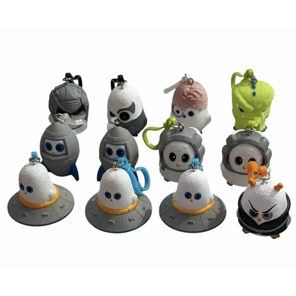 Coop Squad Keychains Mixed Lot Of 18 Bags Backpacks Clips Collectible No Cards